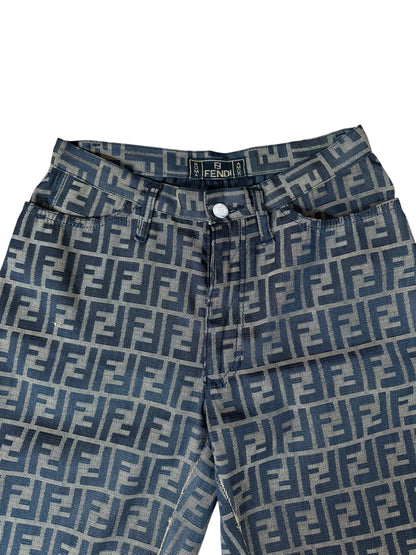 Fendi pantalone vintage FF (S)