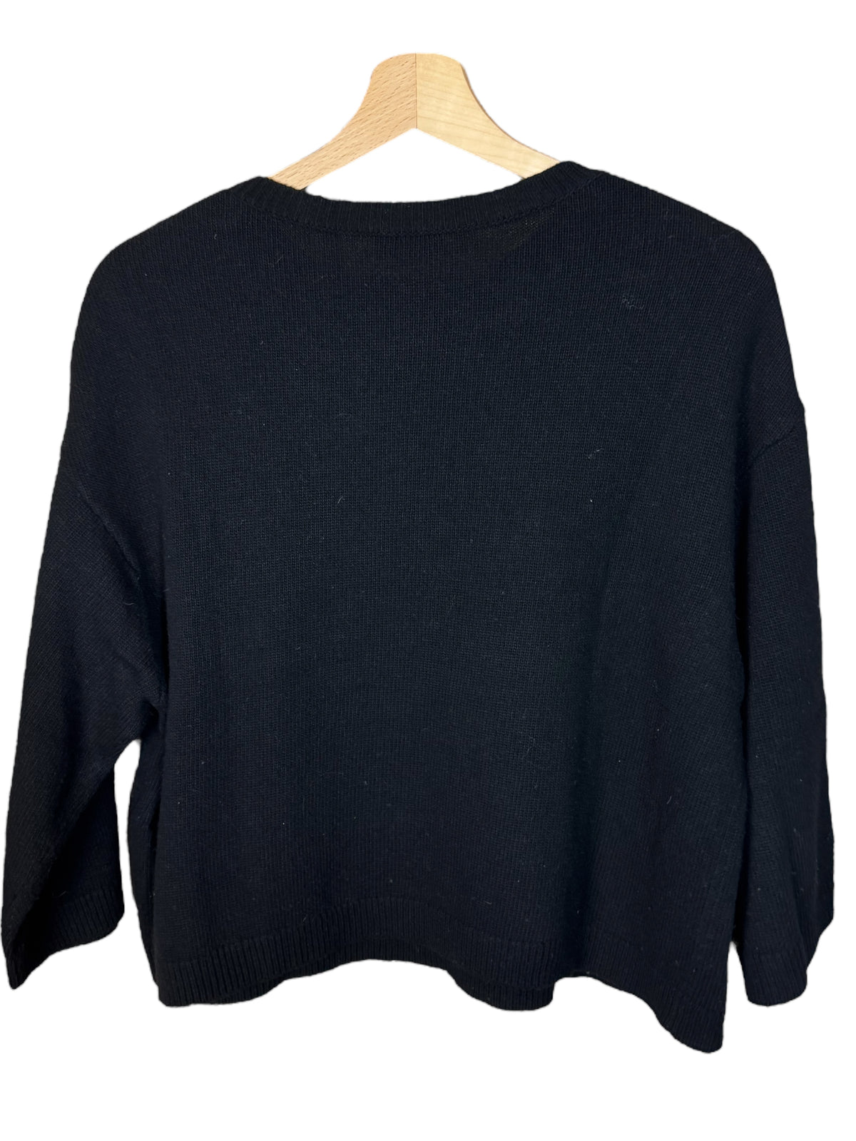 RED VALENTINO - Maglione in Lana con Motivo Ricamato di — foto 4