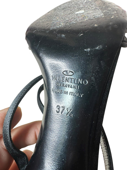 Valentino Garavani sandali in pelle e raso (37.5)