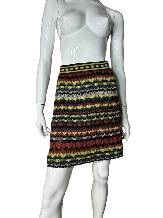Missoni mini gonna in maglia (M)