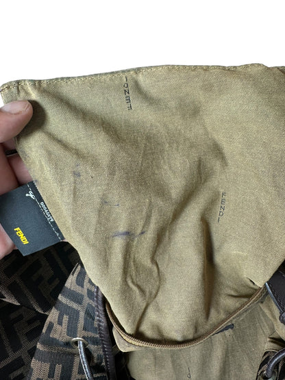 Fendi borsa hobo vintage in tela FF