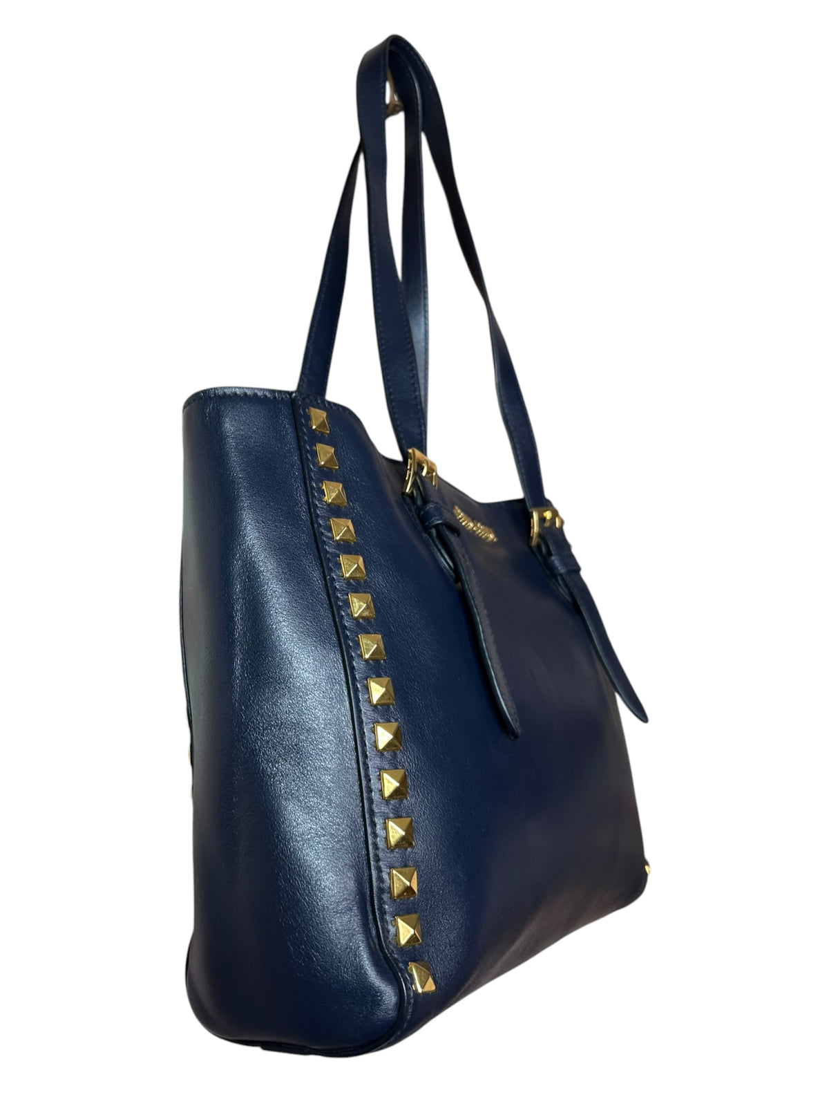 Miu Miu borsa in pelle con borchie