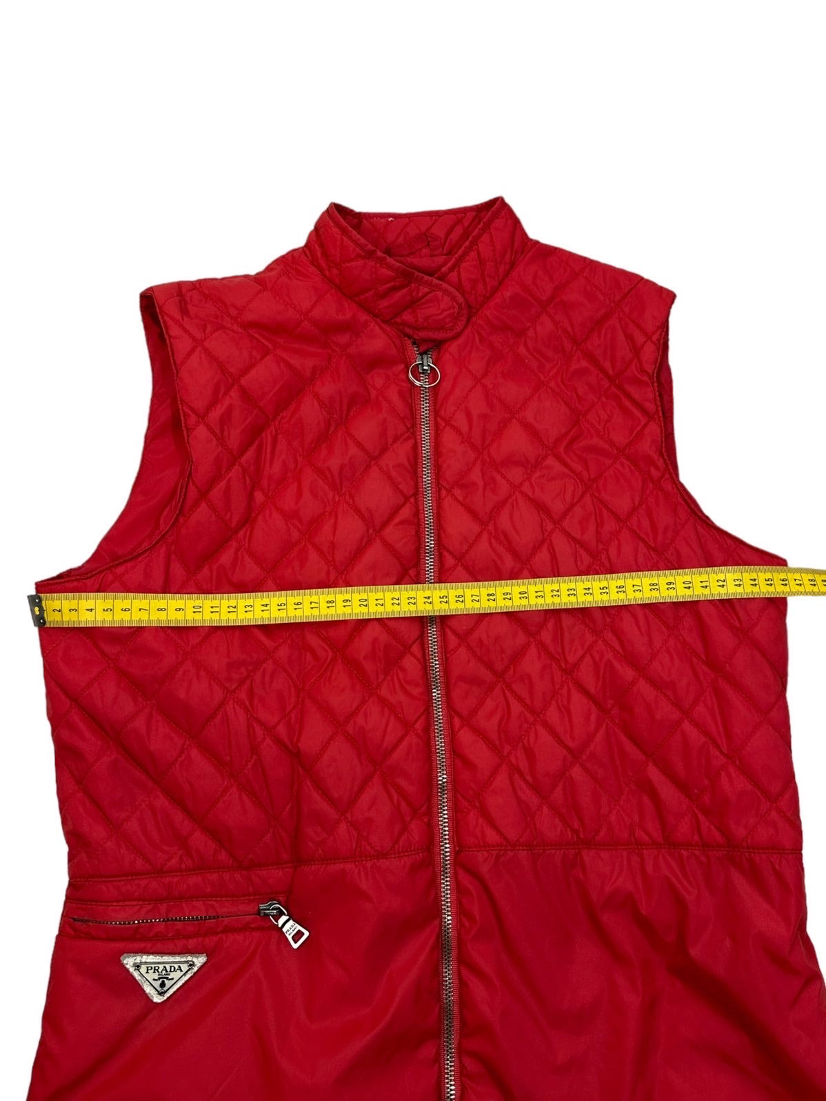 Prada gilet smanicato trapuntato (M)