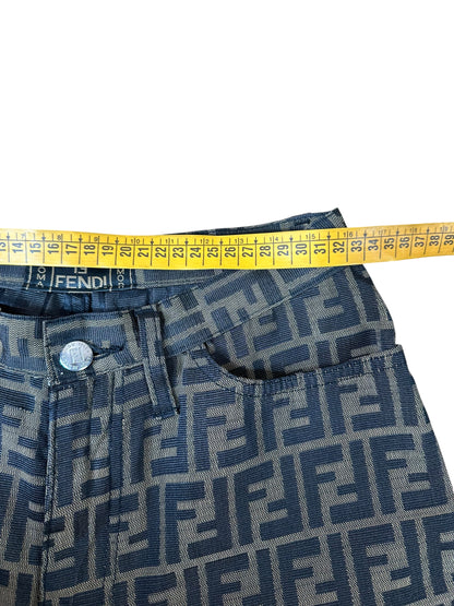 Fendi pantalone vintage FF (S)