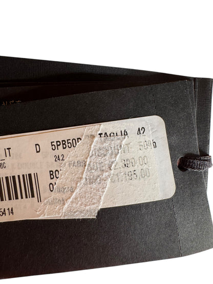 Abito Versace in seta stampa marina con spalline Medusa – TG 42 IT