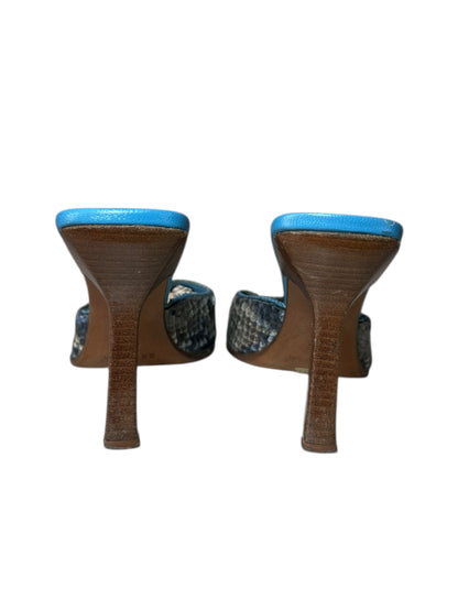 Le Silla saboto vintage in pitone (40)