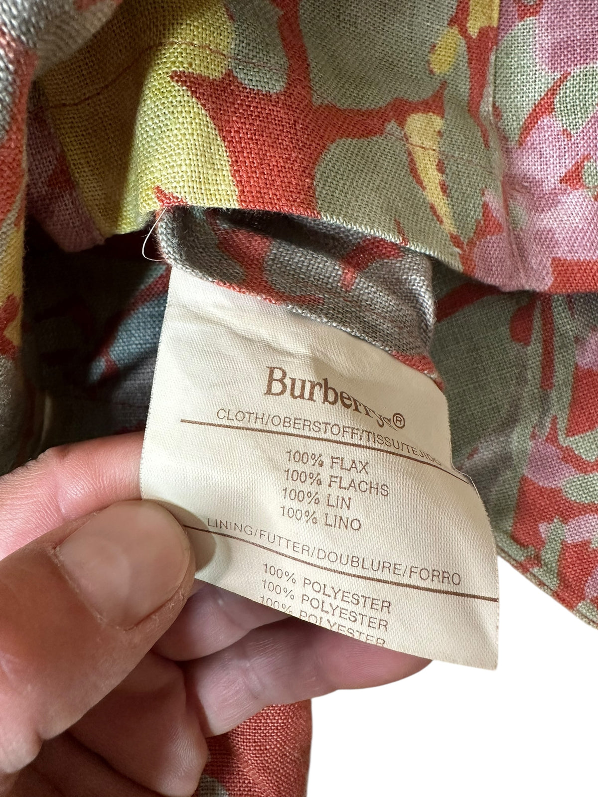 Burberry completo vintage in lino — foto 10