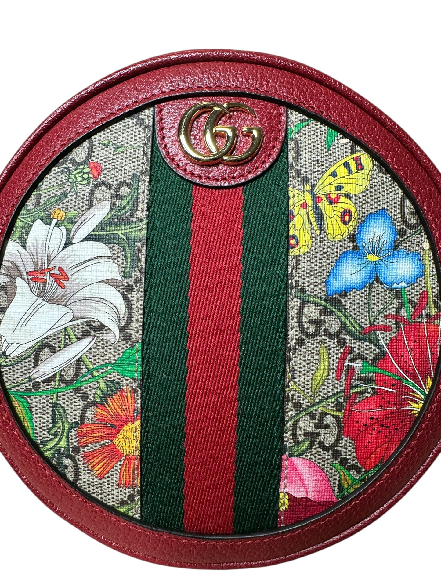 Gucci borsa rotonda in pelle