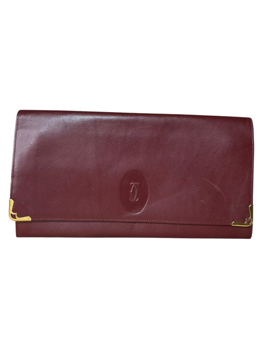 Cartier pochette vintage in pelle