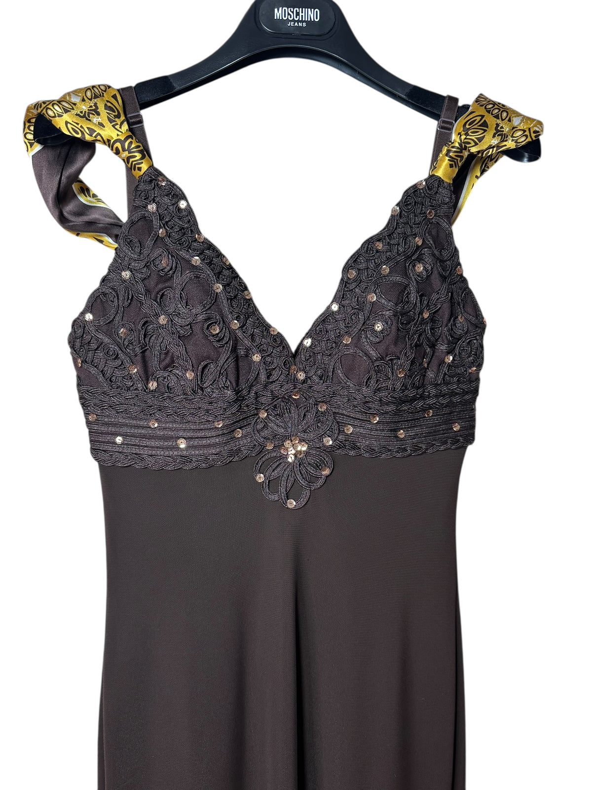 Roberto Cavalli abito con ricami — foto 7