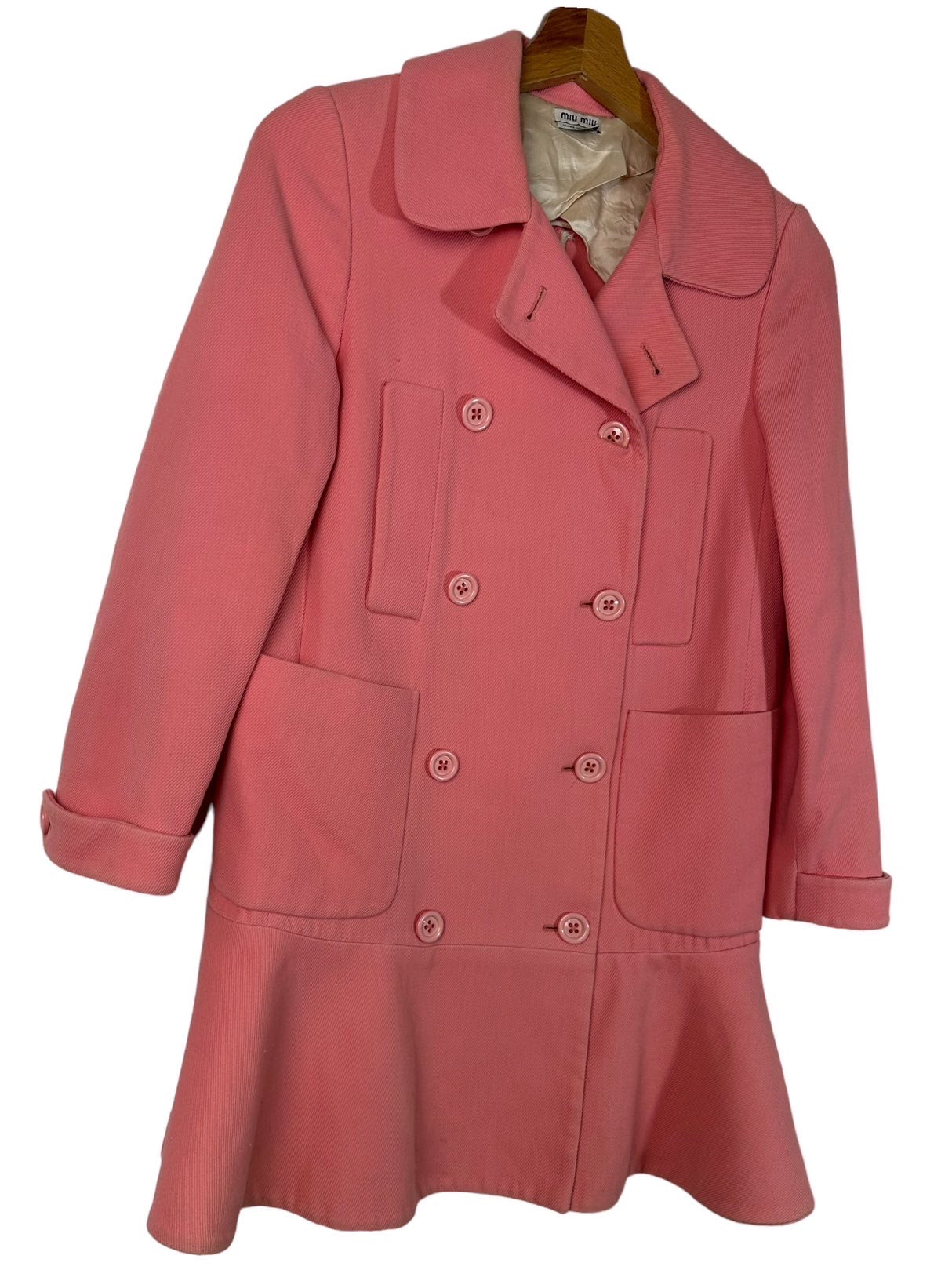 Miu Miu cappotto rosa (XS)