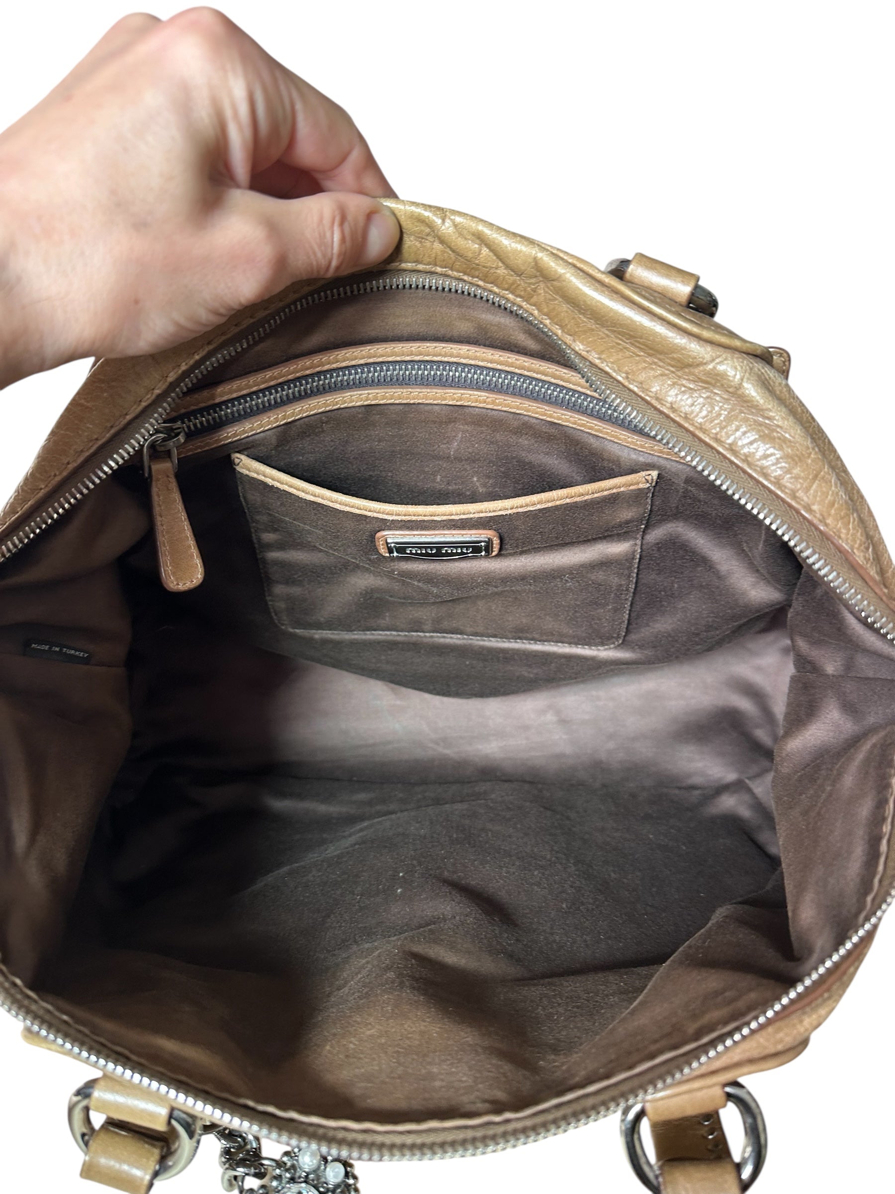 Miu Miu borsa in pelle — foto 18