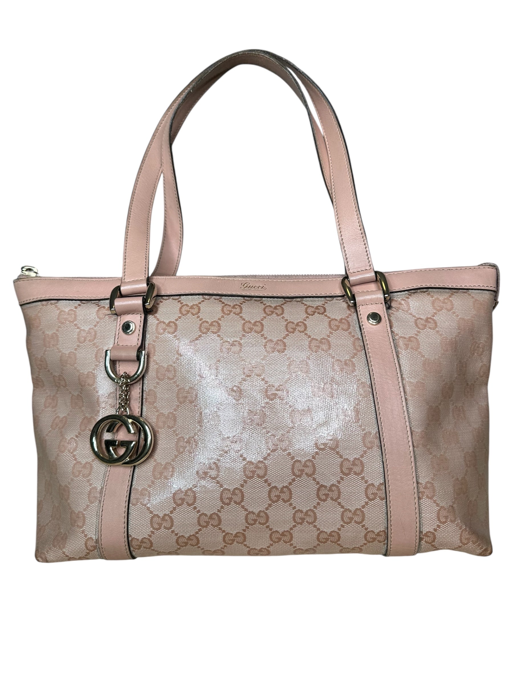 Gucci borsa vintage in tela e pelle