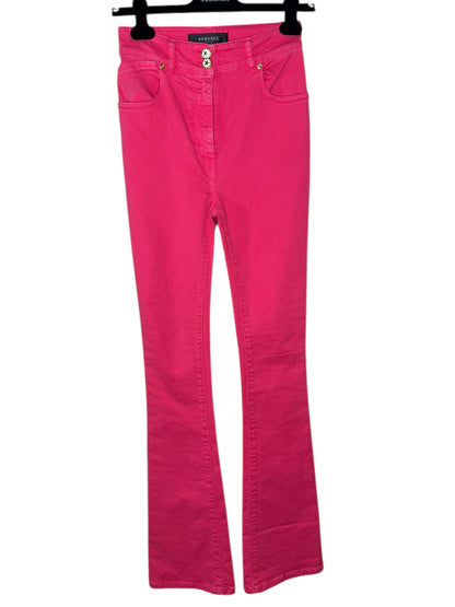 Pantaloni Donna VERSACE a Zampa Rosa – Tg. 26 – Made in Italy