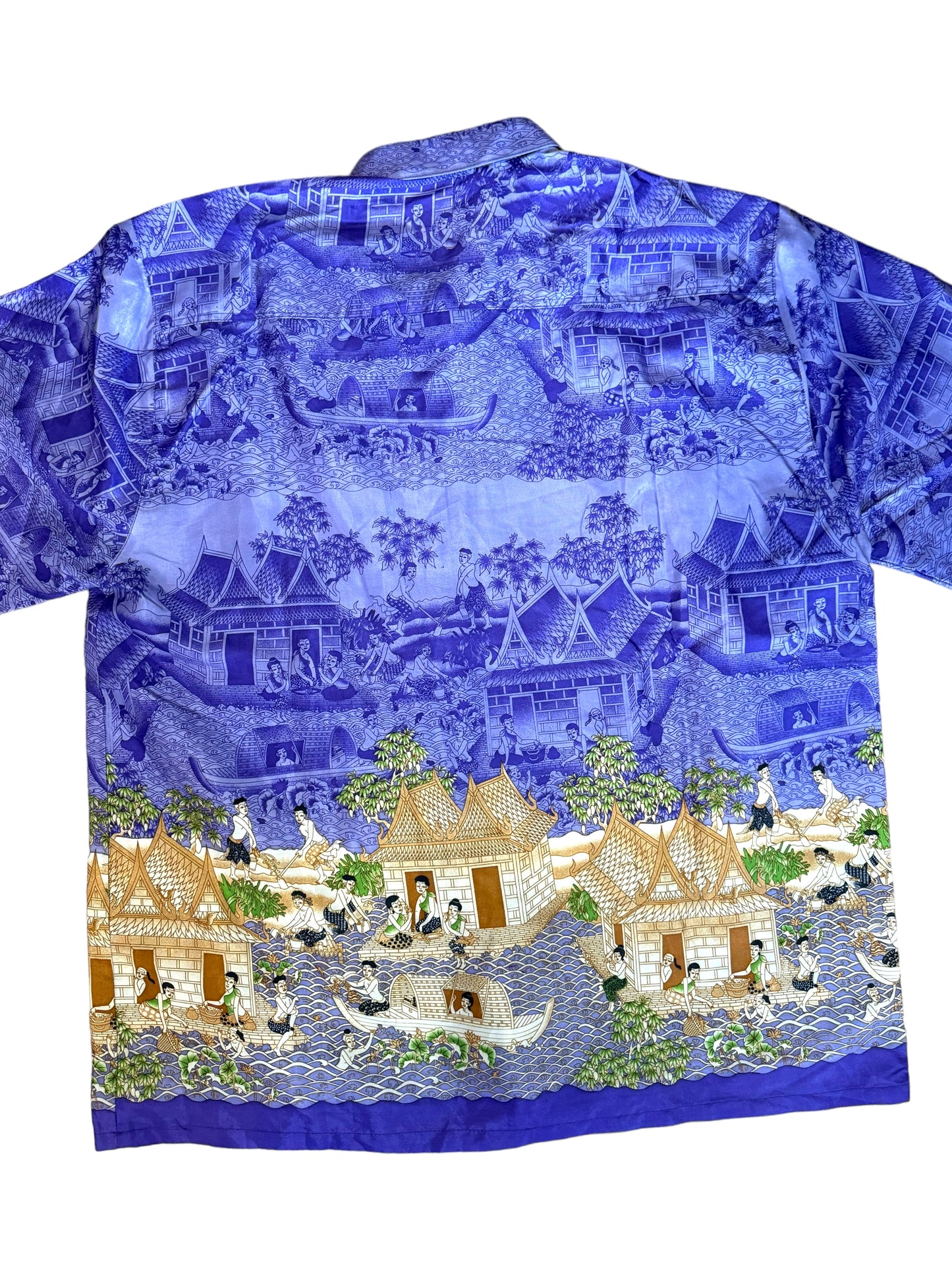 Camicia vintage stampata (XXL)