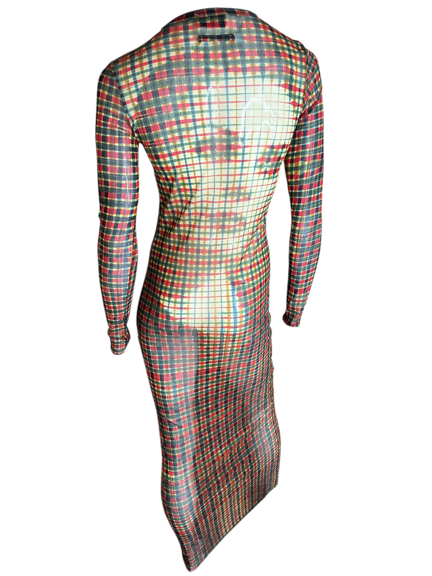 Jean Paul Gaultier maxi abito stampato (M)