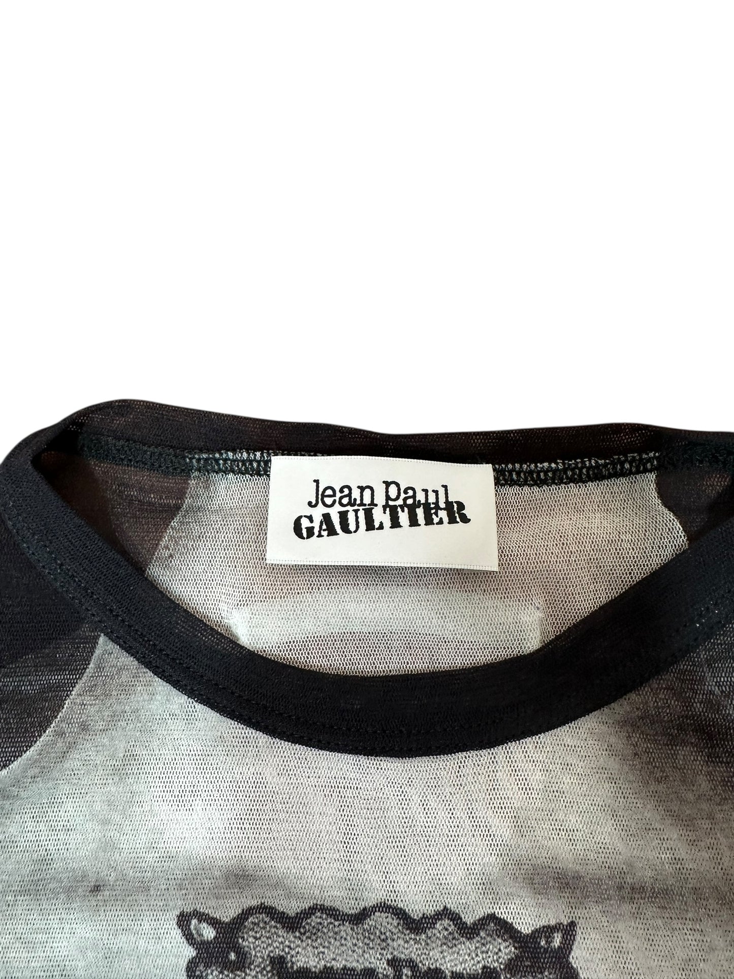 Jean Paul Gaultier top stampato (M)