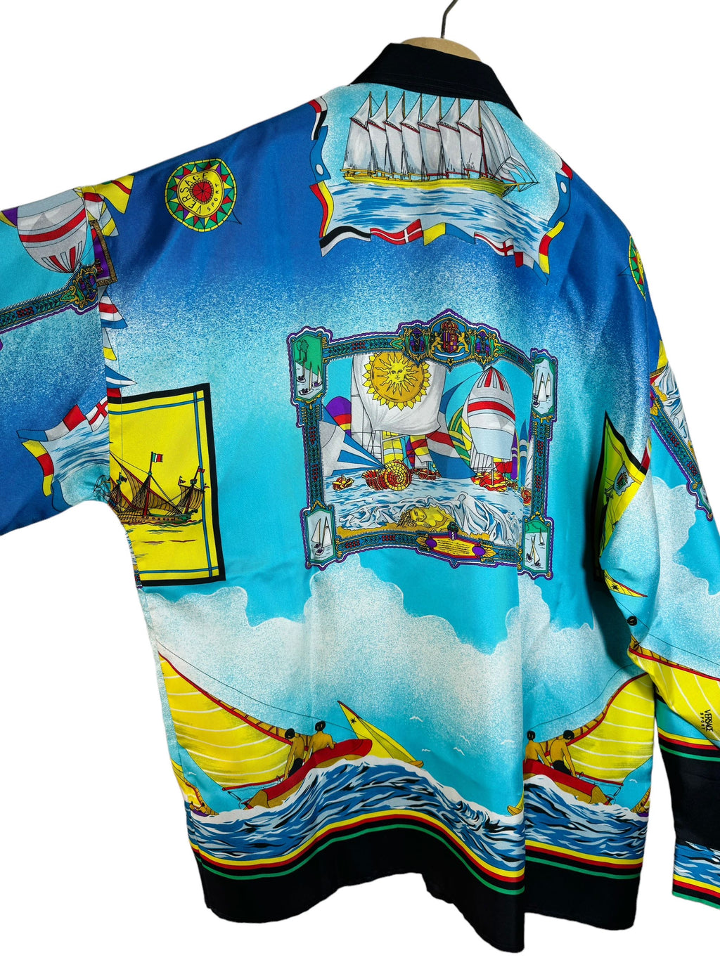 Versace sport camicia vintage in seta — foto 10