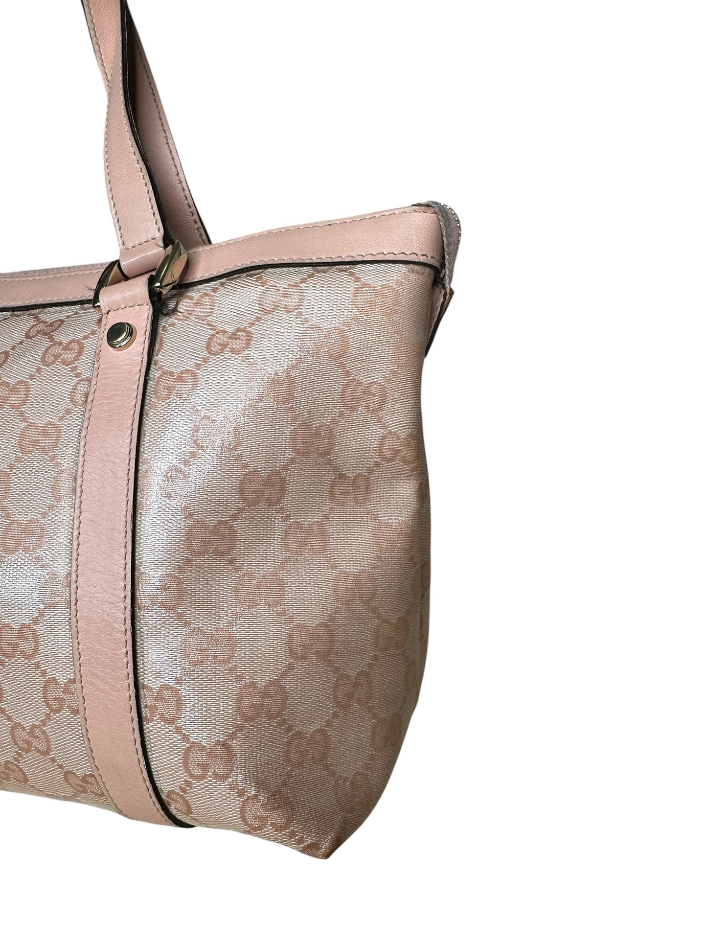 Gucci borsa vintage in tela e pelle — foto 5
