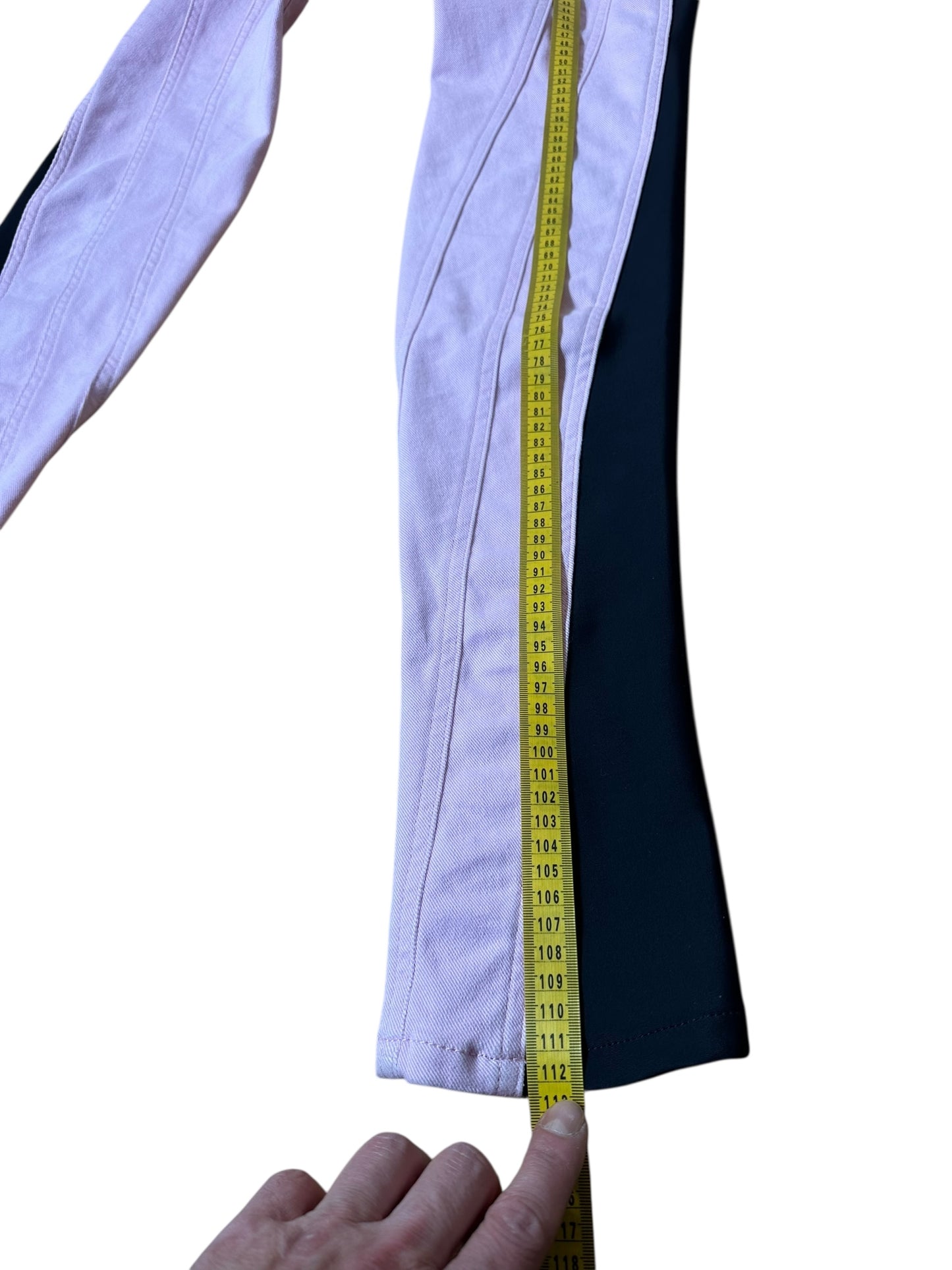 Mugler jeans con inserti (XS)