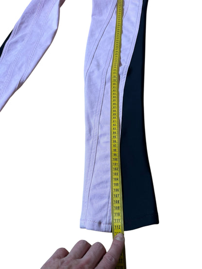 Mugler jeans con inserti (XS)