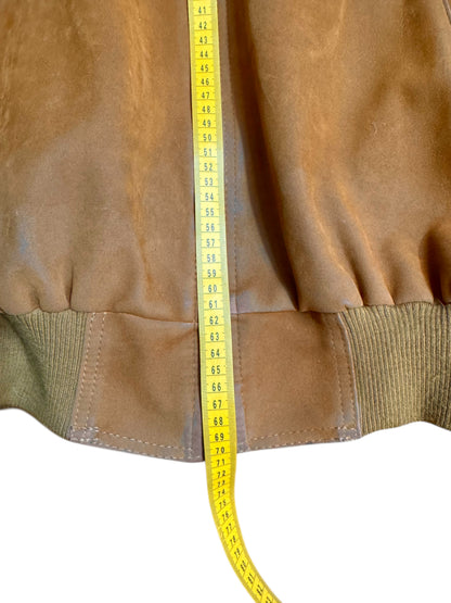 Giacca vintage Antica Bottega marrone bomber Made in Italy XXL — foto 12
