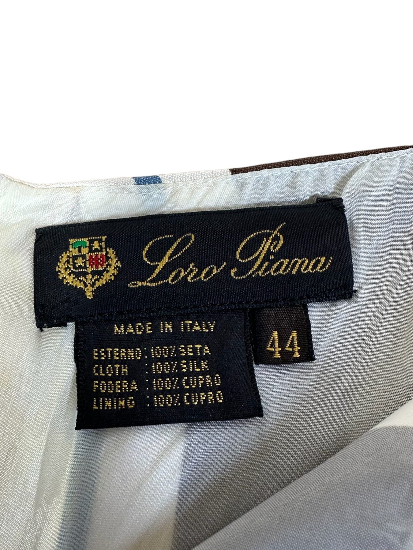 Loro Piana abito in seta