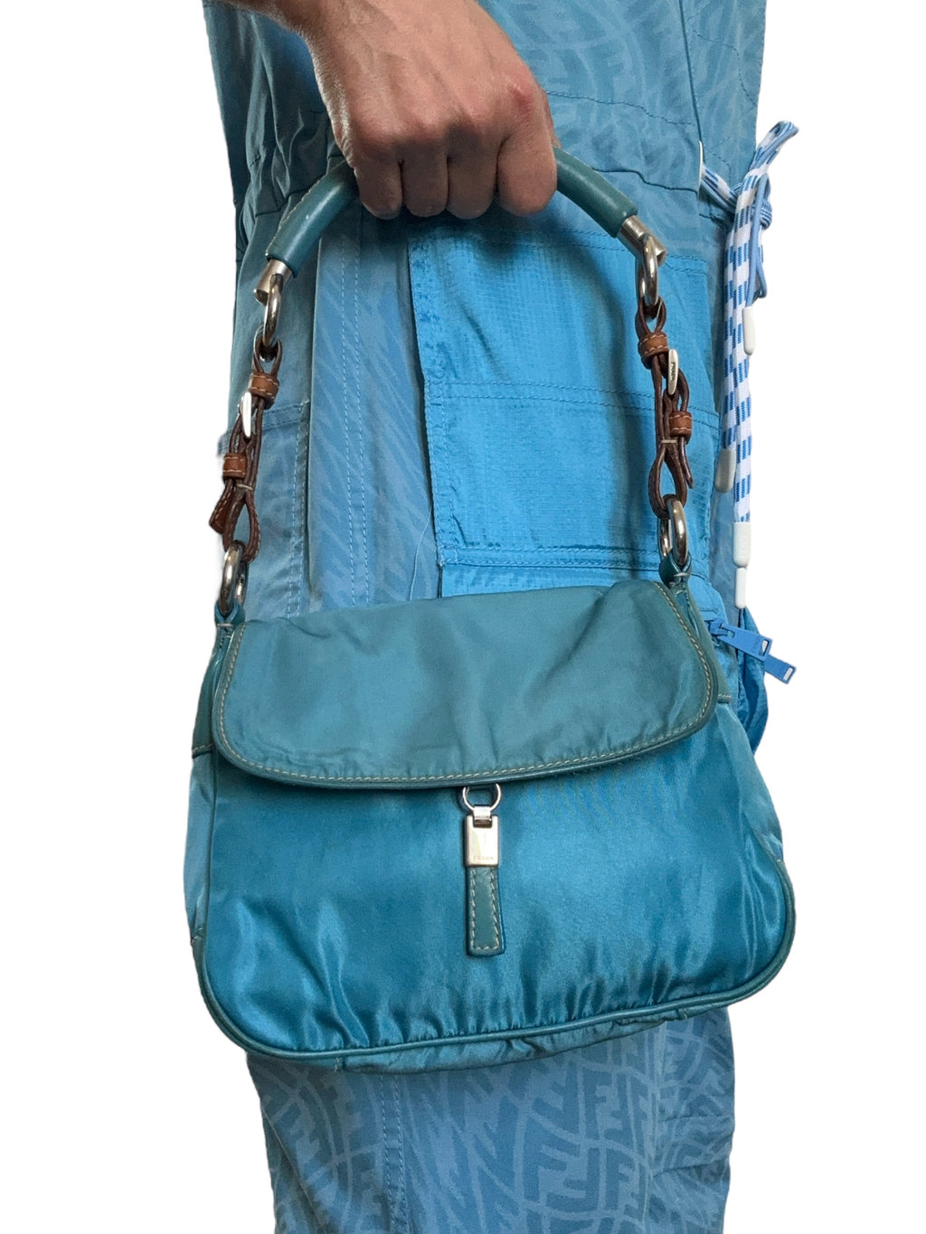 Prada borsa vintage in nylon — foto 13