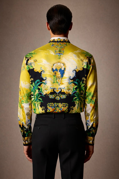 Camicia istante di Gianni Versace seta - Made in Italy tg 46