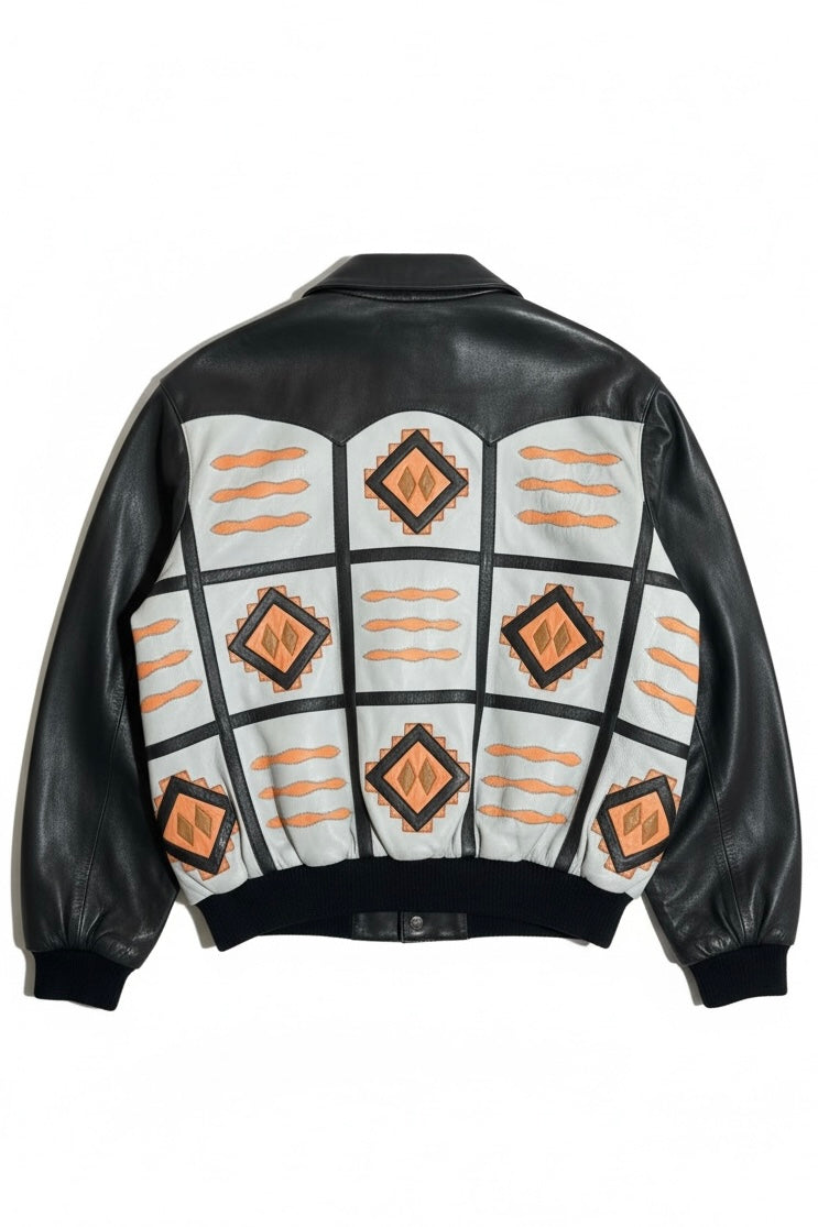 Giacca in pelle vintage Michael Hoban — foto 2