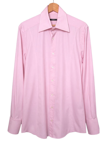 Camicia Gucci rosa uomo tg 39 con polsini alti