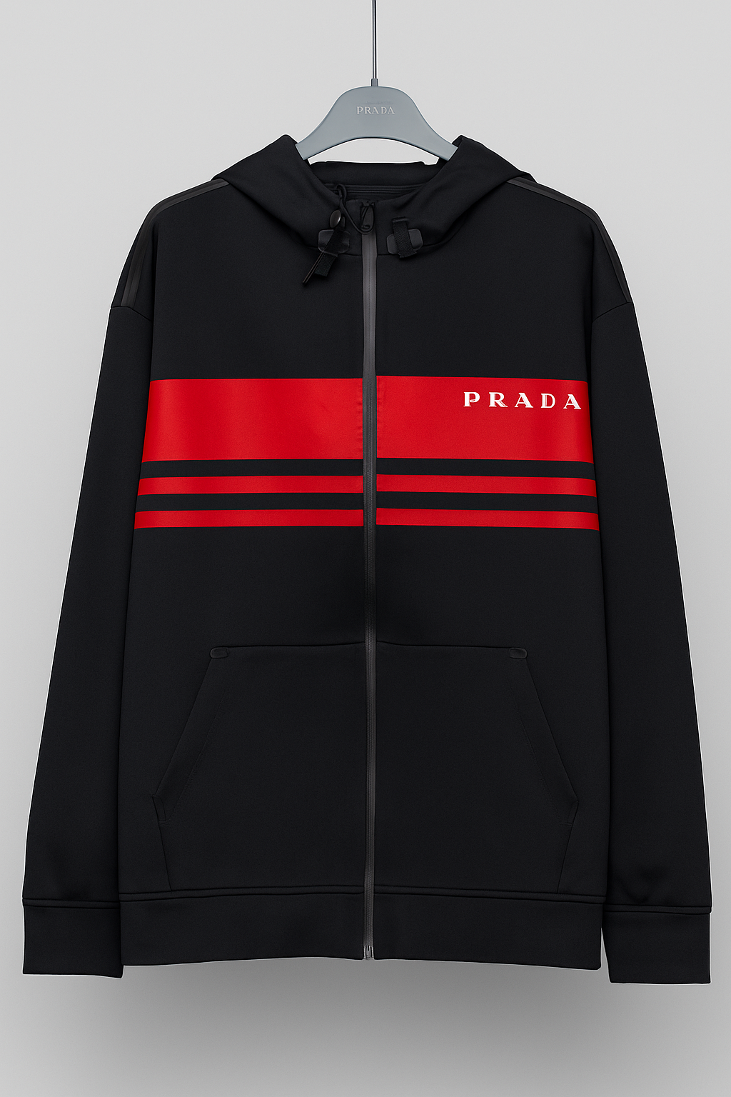 Felpa con zip Prada – tg XXL