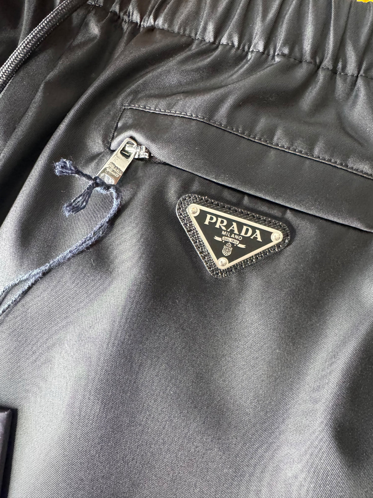 Prada pantaloni jogger Re-Nylon neri taglia 42