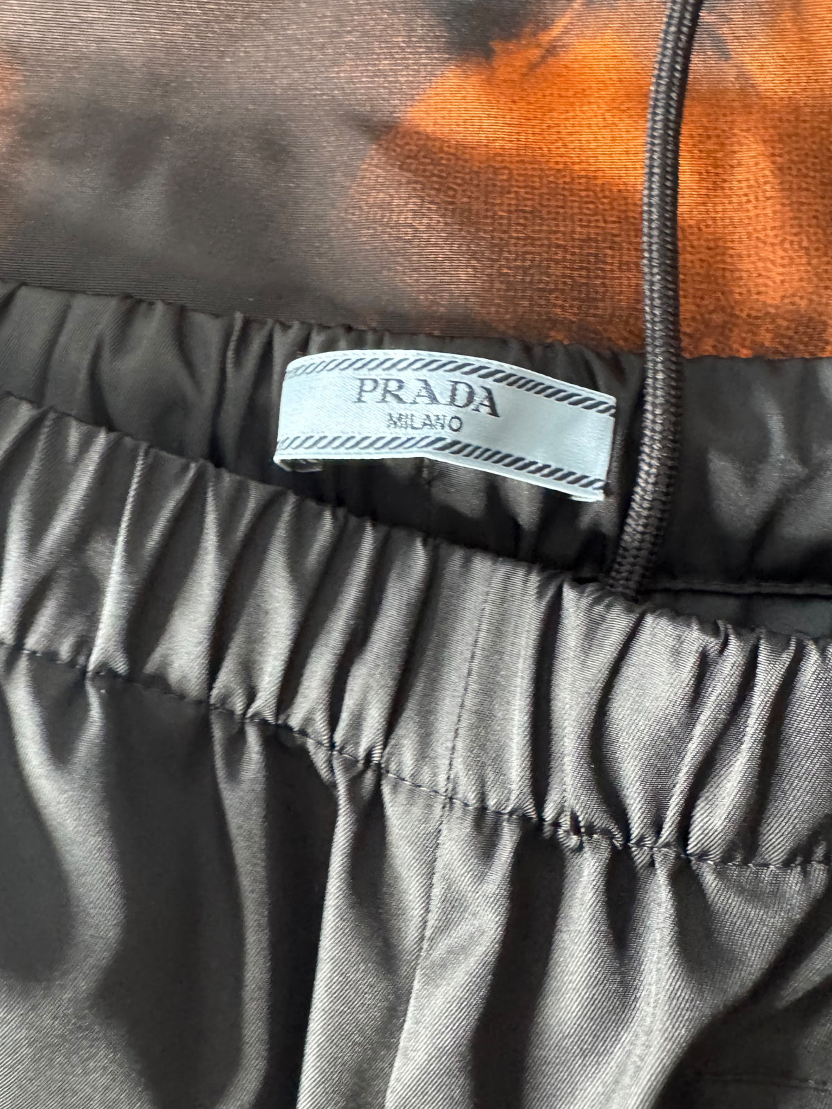 Prada pantaloni jogger Re-Nylon neri taglia 42