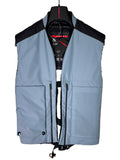 Prada Linea Rossa gilet tecnico Re-Nylon e sherpa taglia M