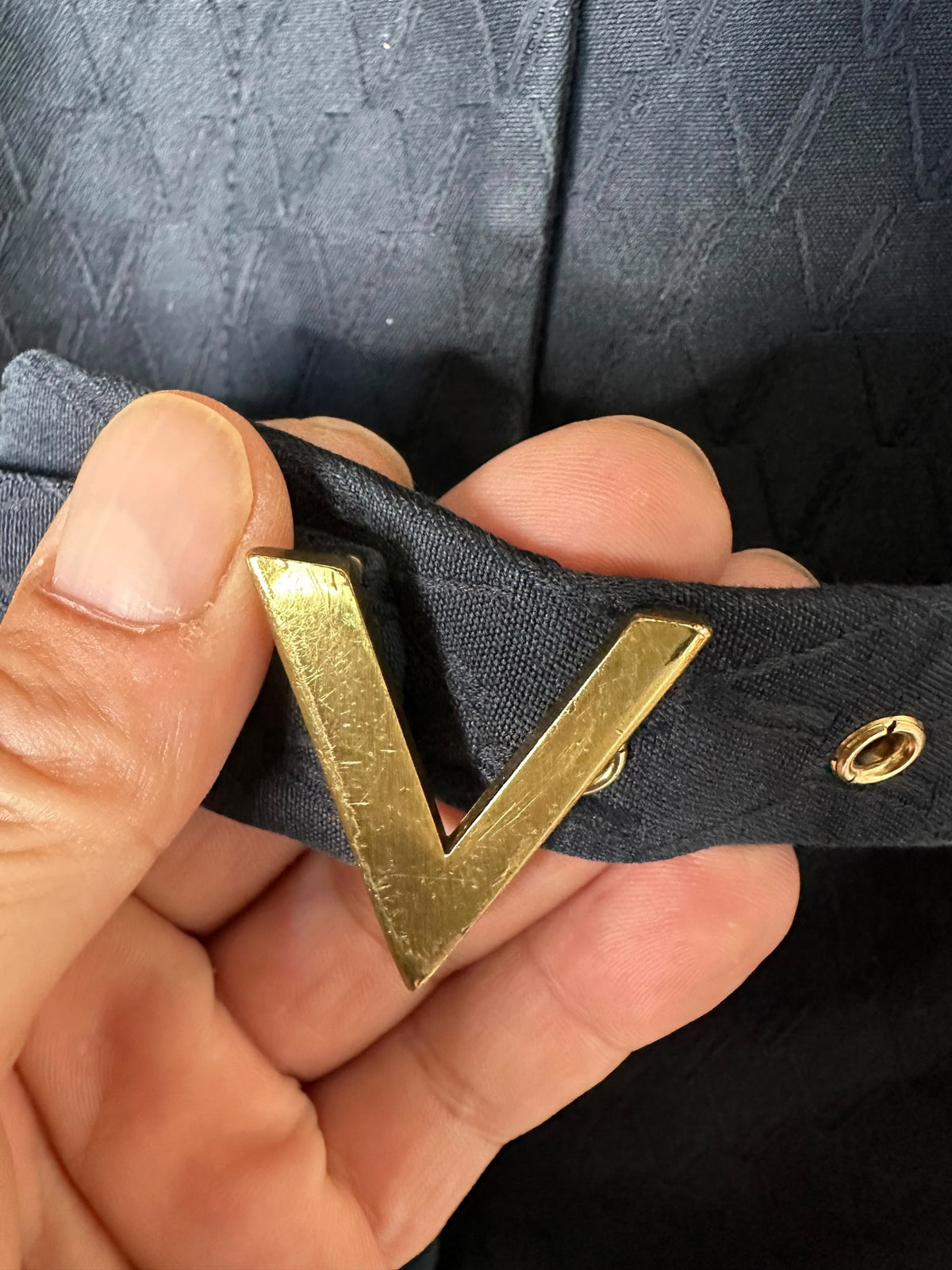 Blazer vintage Valentino nero con cintura
