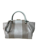 Borsa Lanvin in pelle grigio perla e tortora