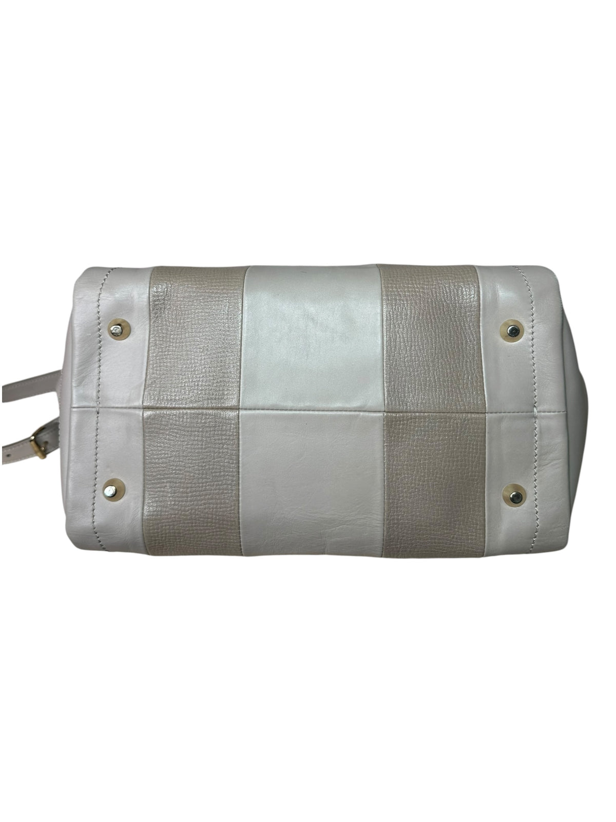Borsa Lanvin in pelle grigio perla e tortora