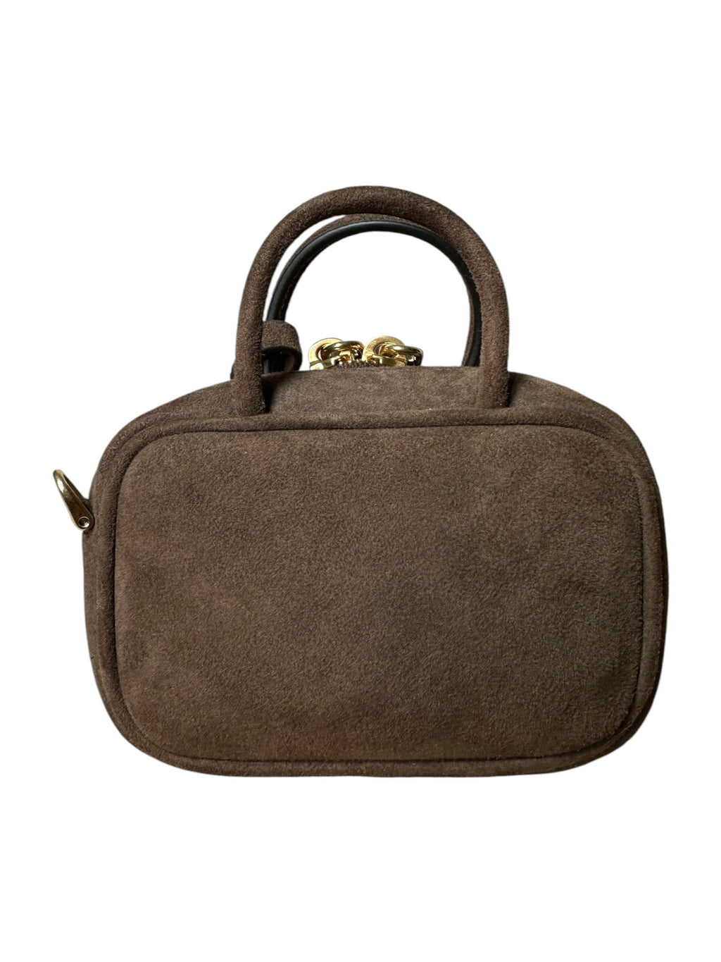 Retro della micro borsa Miu Miu marrone