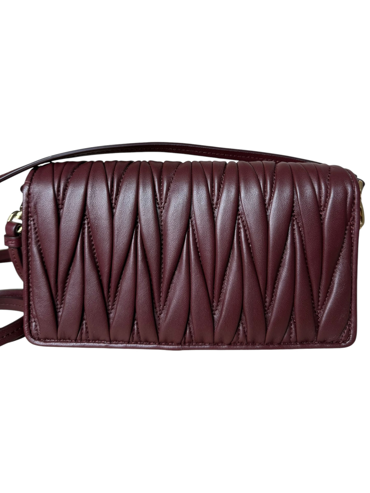 Retro della mini borsa Miu Miu matelassé