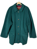 Cappotto uomo Yves Saint Laurent vintage in lana verde – foto 7656