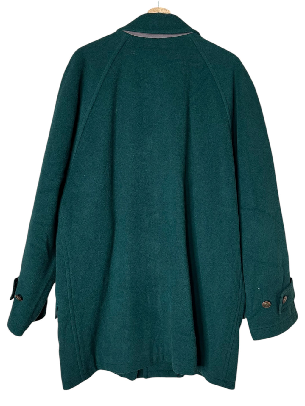 Cappotto uomo Yves Saint Laurent vintage in lana verde – foto 7661