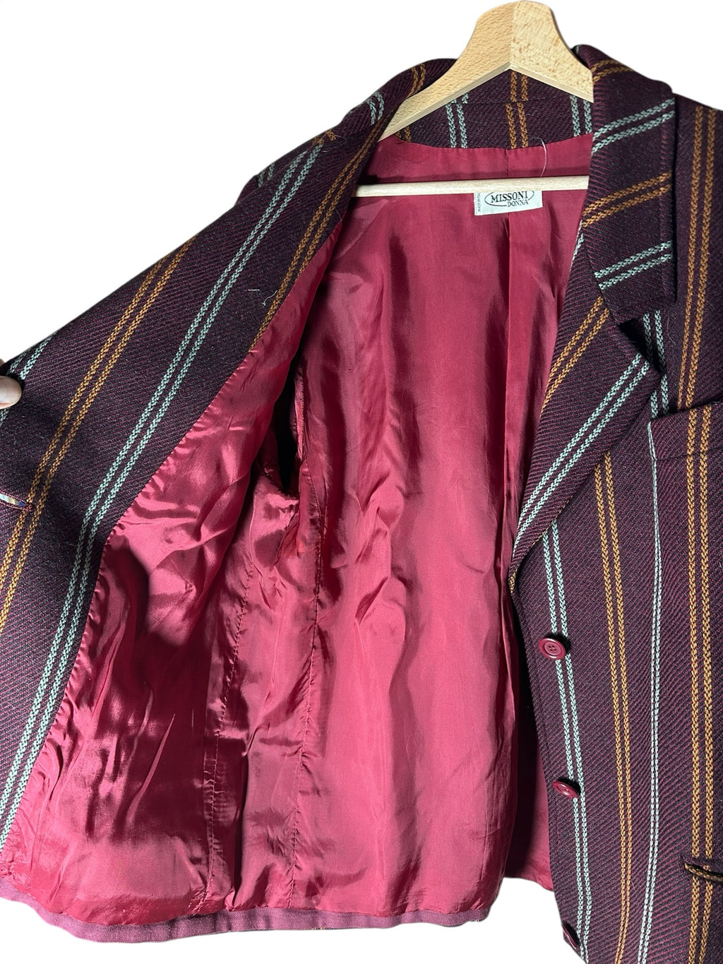 Interno e fodera del blazer Missoni donna