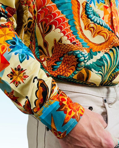 Camicia Golden garden
