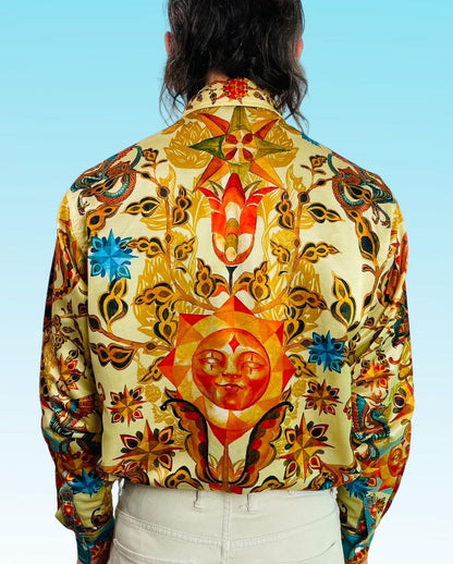Camicia Golden garden