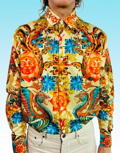 Camicia Golden garden
