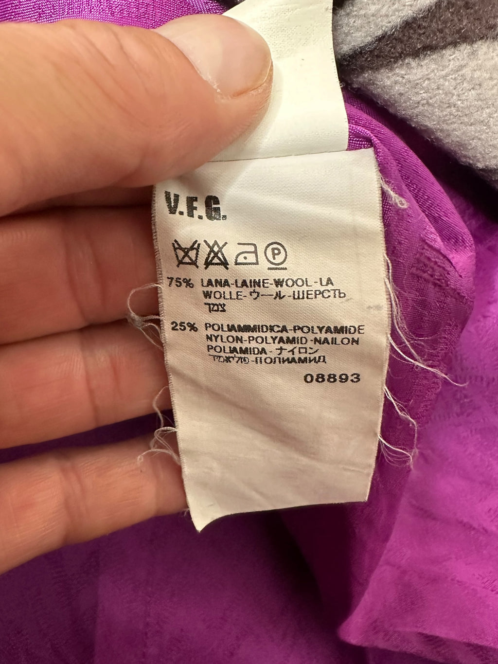 Cappotto vintage M Missoni in lana fantasia - composizione