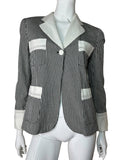 Blazer Moschino Cheap and Chic a quadretti bianchi e neri