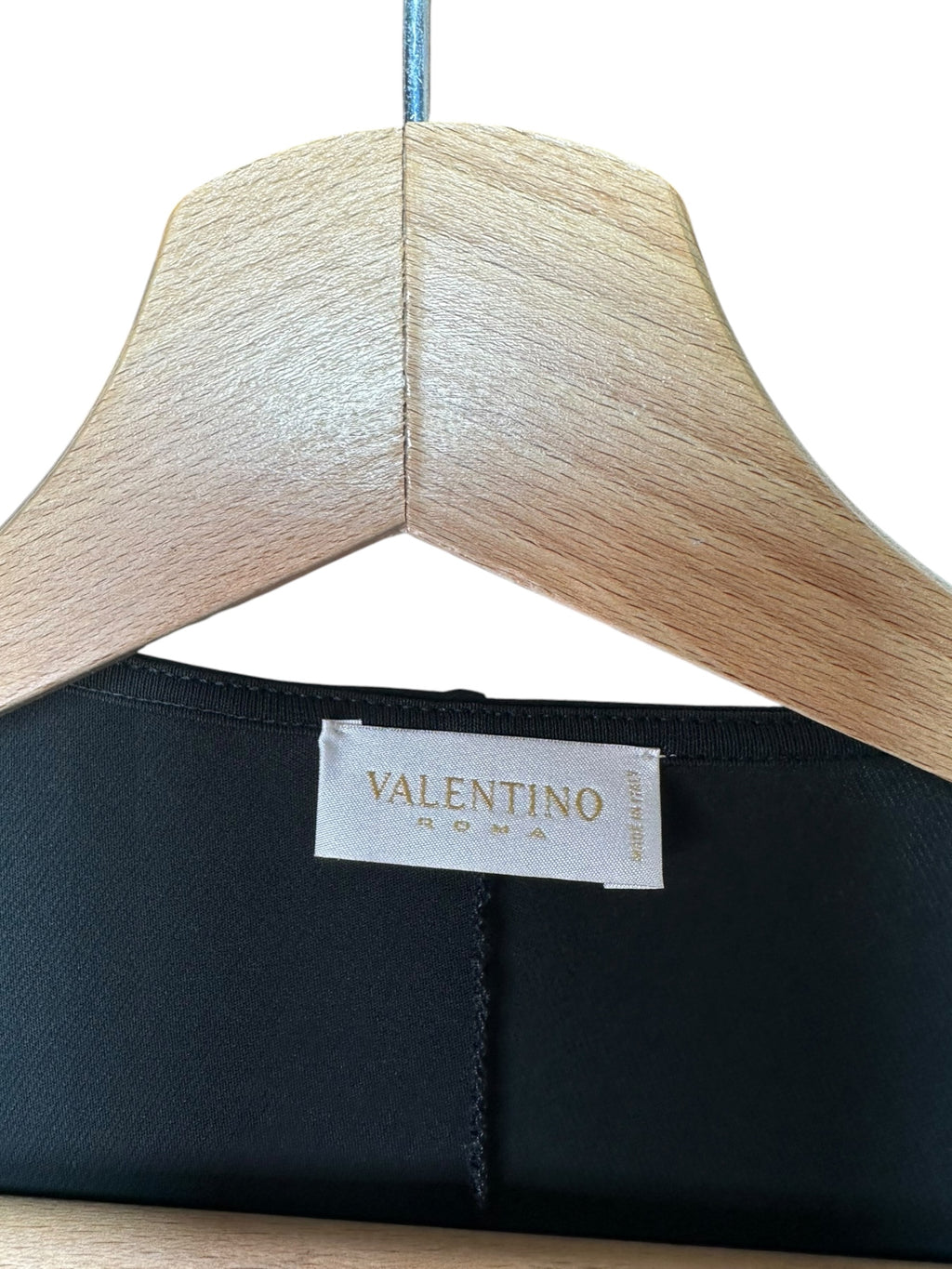 Abito Valentino Roma nero con fiocco