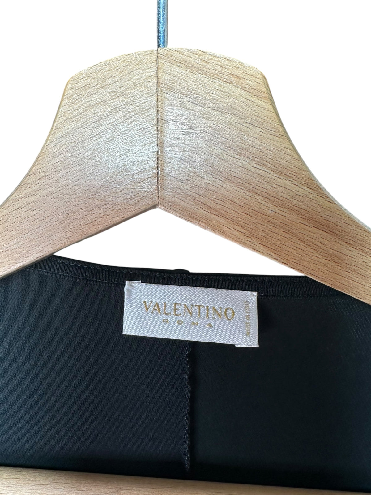 Abito Valentino Roma nero con fiocco